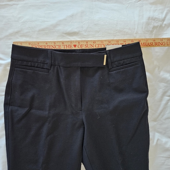 Women’s White House Black Market The Slim Crop blk dress pants slacks SZ 8R NWT - Picture 11 of 16